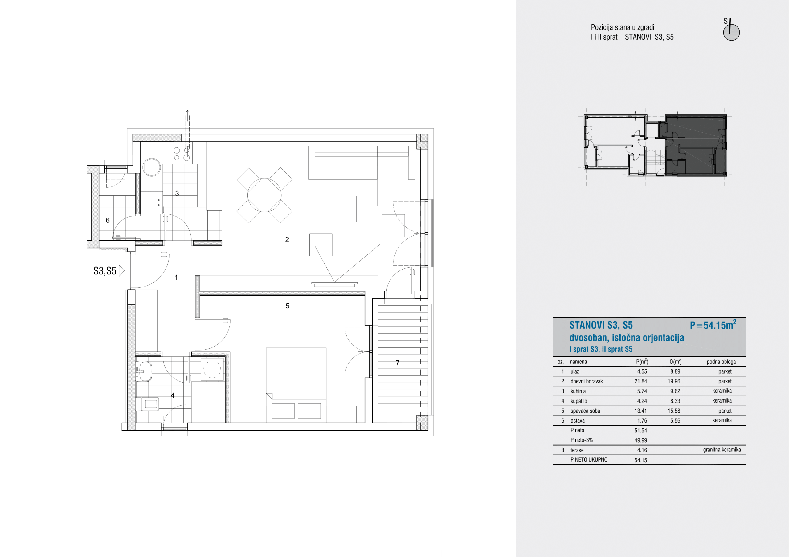 Despota Đurđa 29 – Stan S5(dvosoban)
